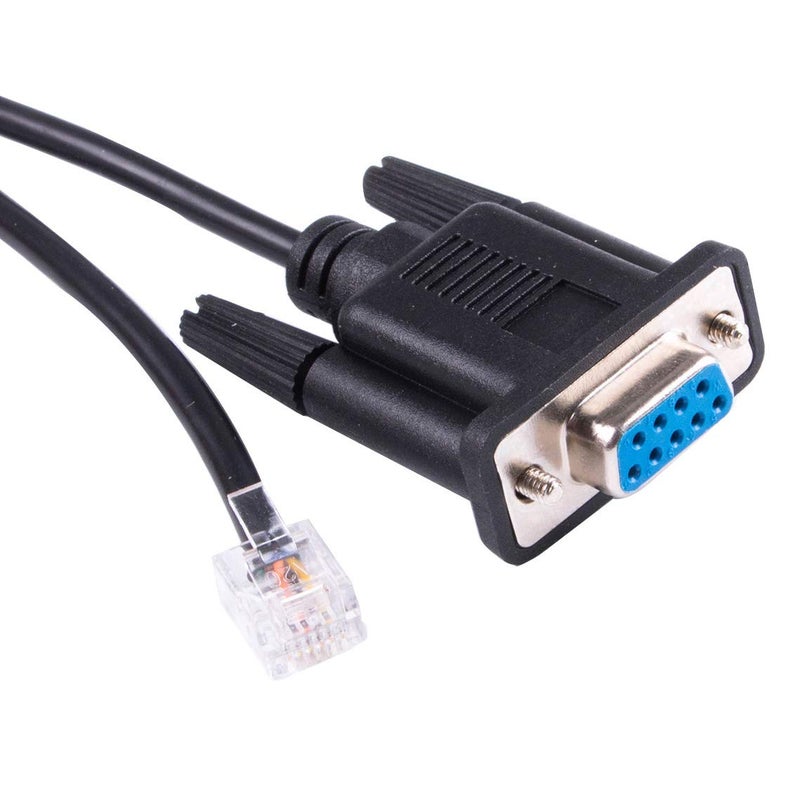 Suamdoen DB9 to RJ12 6P6C Serial Cable for Spectra POS Card Reader - Image 1